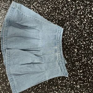 Vintage Denim Blue Women's Skirt